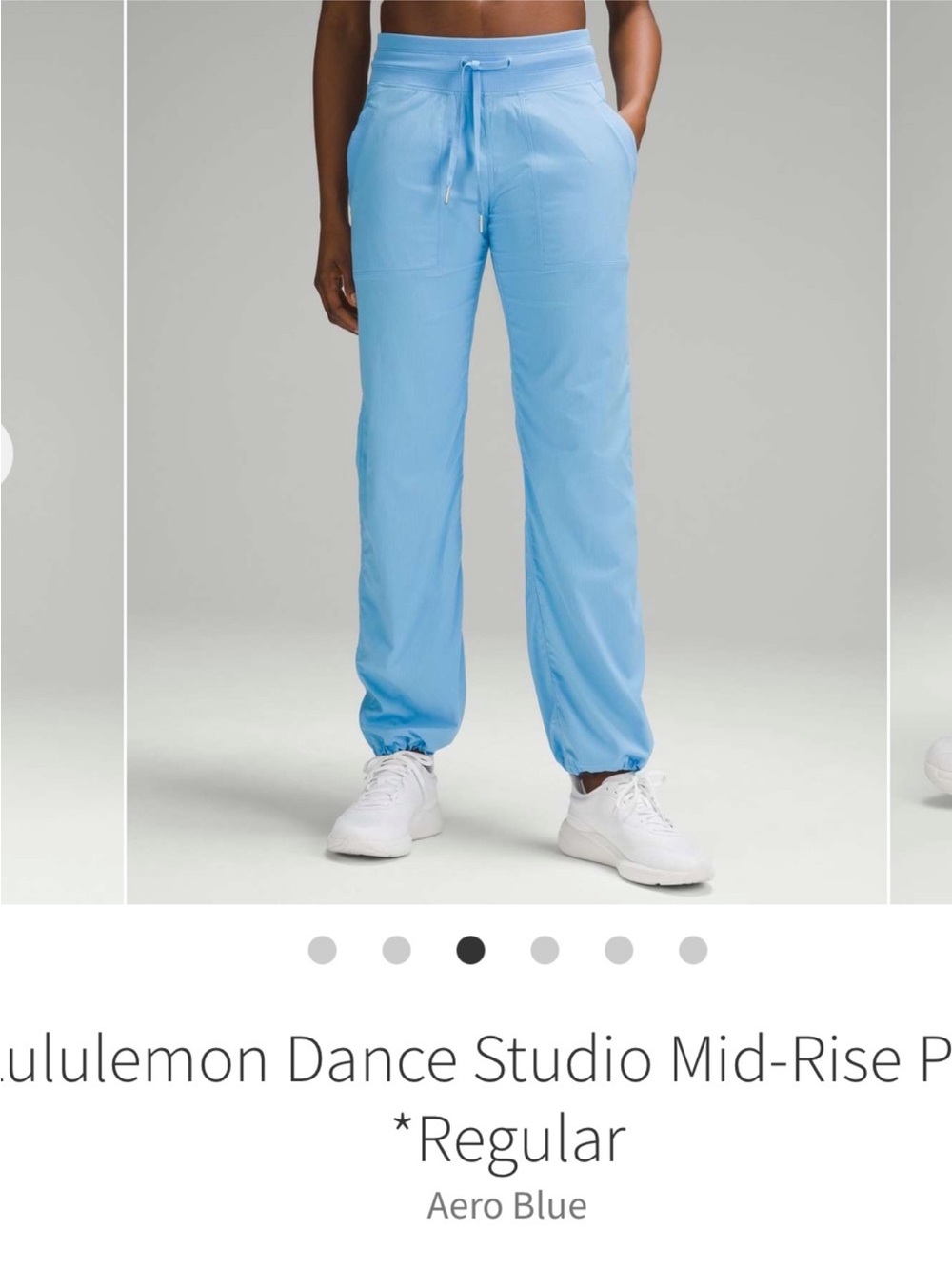 Lululemon Dance Studio Mid Rise
Pants Aero Blue 30" Sz 6